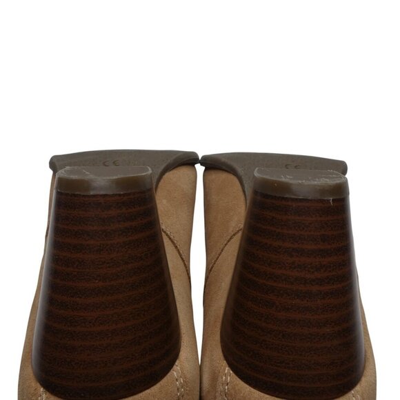 Vionic Madeline Brown Suede Boho Tassle Zipper Heeled Ankle Boots Womens 8.5 - Picture 11 of 13